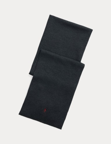 SIGNATURE PONY WOOL SCARF