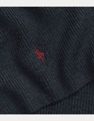 SIGNATURE PONY WOOL SCARF