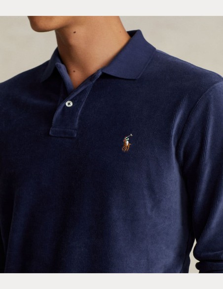 CLASSIC FIT KNIT CORDUROY POLO SHIRT