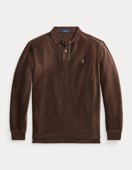 CLASSIC FIT KNIT CORDUROY POLO SHIRT