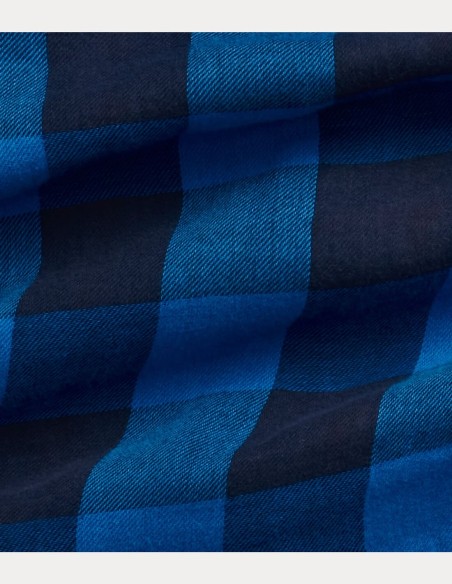 CUSTOM FIT CHECKED DOUBLE-FACED SHIRT