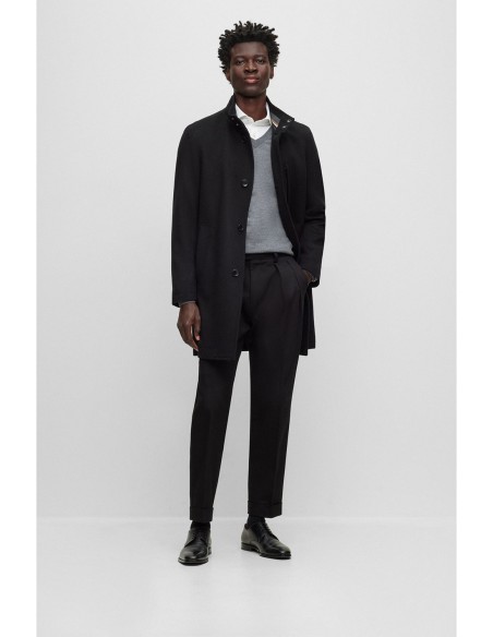 V-NECK SLIM FIT SWEATER IN VIRGIN WOOL