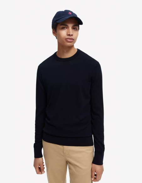 MERINO WOOL CREWNECK SWEATER