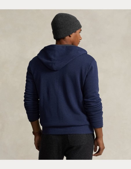 DOUBLE KNIT MESH FULL-ZIP HOODIE