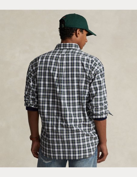 BIG FIT PLAID OXFORD SHIRT