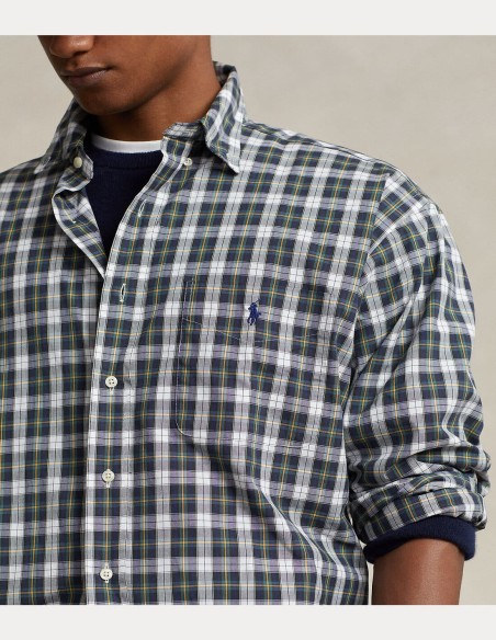 BIG FIT PLAID OXFORD SHIRT