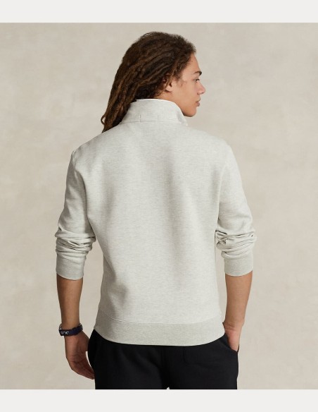 DOUBLE KNIT QUARTER-ZIP PULLOVER