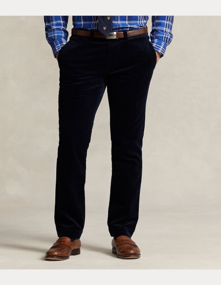 STRETCH SLIM FIT CORDUROY TROUSERS