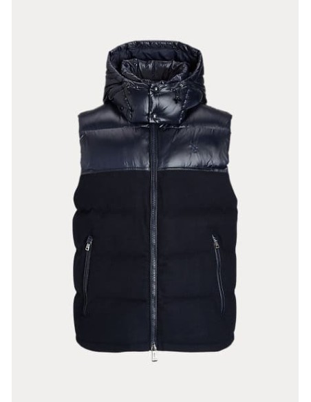 WATER-RESISTANT HYBRID DOWN GILET