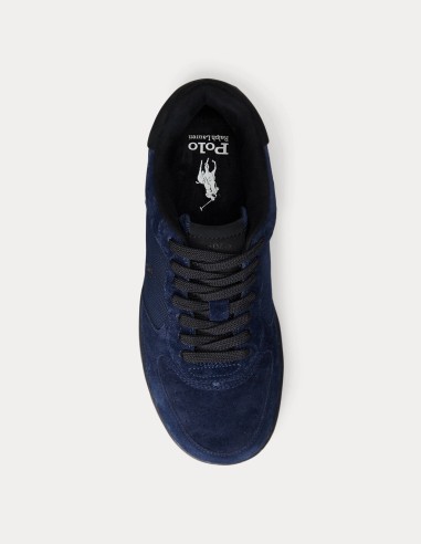 MASTERS COURT SUEDE-PANELLED TRAINER
