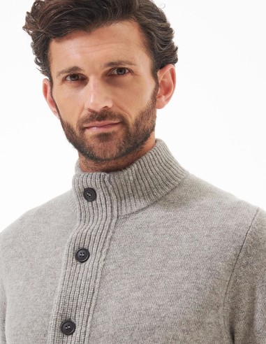 ESSENTIAL ELBOW-PATCH CARDIGAN