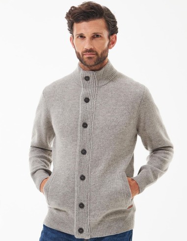 ESSENTIAL ELBOW-PATCH CARDIGAN