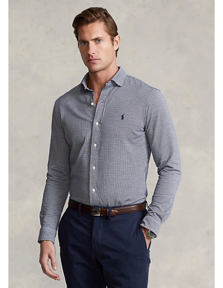 HOUNDSTOOTH JACQUARD SHIRT