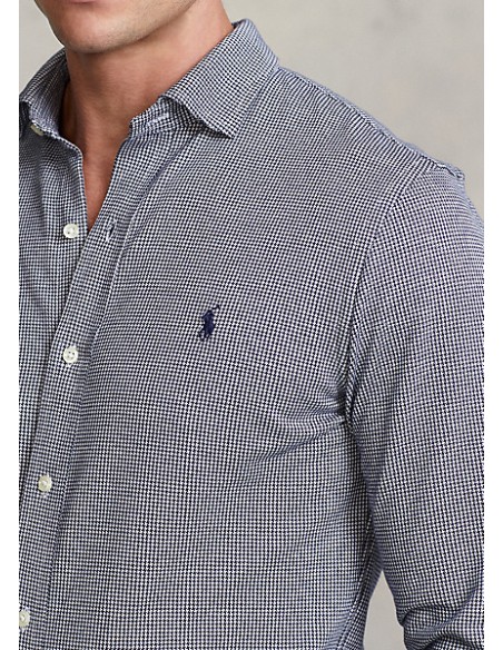 ΠΟΥΚΑΜΙΣΟ HOUNDSTOOTH JACQUARD