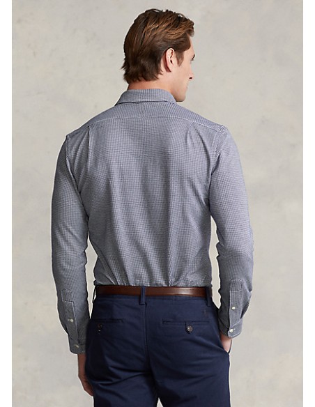 ΠΟΥΚΑΜΙΣΟ HOUNDSTOOTH JACQUARD