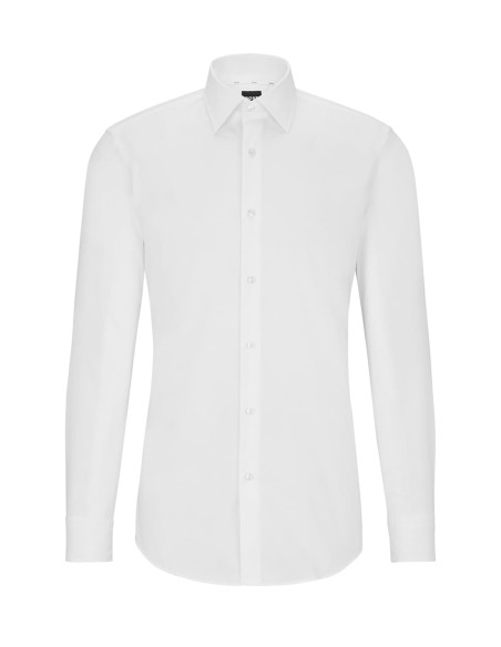 SLIM FIT SHIRT IN EASY IRON POPLIN