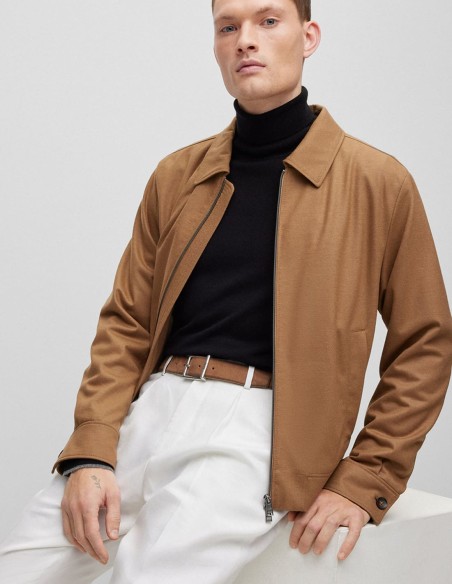 SUEDE BELT WITH SQUARED BUCKLE