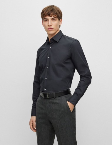 REGULAR FIT SHIRT IN EASY IRON POPLIN