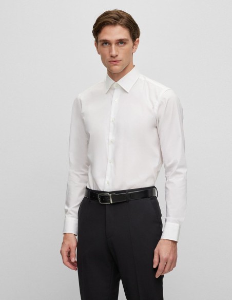 REGULAR FIT SHIRT IN EASY IRON POPLIN