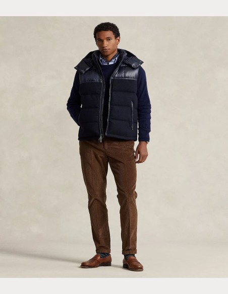 WATER-RESISTANT HYBRID DOWN GILET