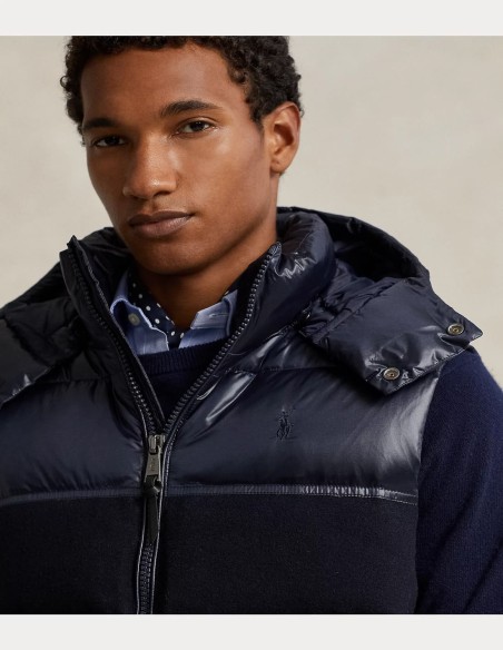 WATER-RESISTANT HYBRID DOWN GILET