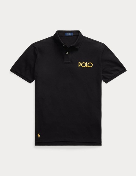 CLASSIC FIT LOGO MESH POLO SHIRT