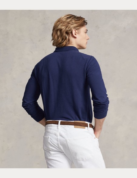 SLIM FIT STRETCH MESH POLO SHIRT