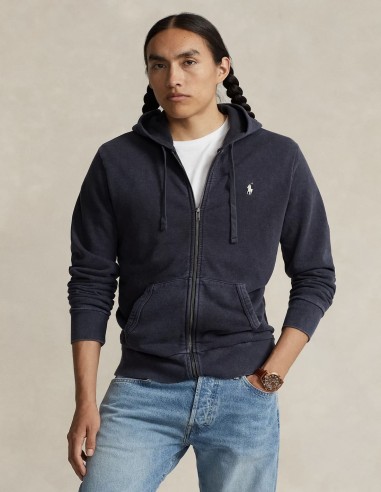 LOOPBACK TERRY FULL-ZIP HOODIE