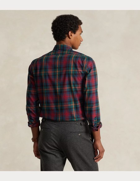 ΠΟΥΚΑΜΙΣΟ TWILL ΚΑΡΟ CUSTOM FIT