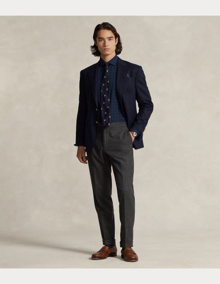 CUSTOM FIT PLAID POPLIN SHIRT