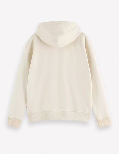 COTTON ZIP-THROUGH HOODIE