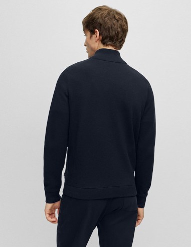 ZIP UP KNITTED JACKET