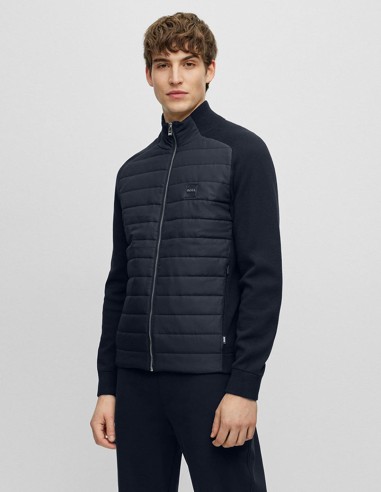 ZIP UP KNITTED JACKET