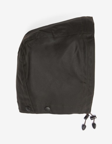 WAXED COTTON HOOD