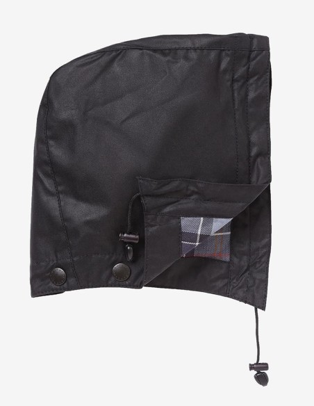 WAXED COTTON HOOD