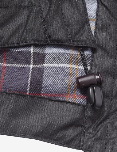 WAXED COTTON HOOD