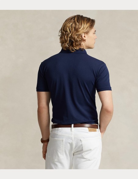 SLIM FIT STRETCH MESH POLO SHIRT