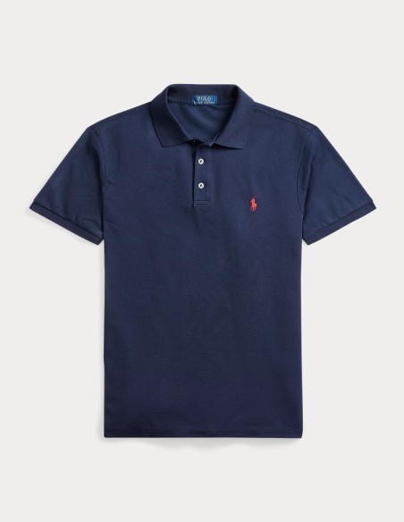 SLIM FIT STRETCH MESH POLO SHIRT