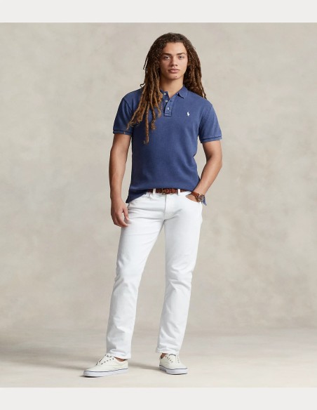 CUSTOM SLIM FIT SPA TERRY POLO SHIRT