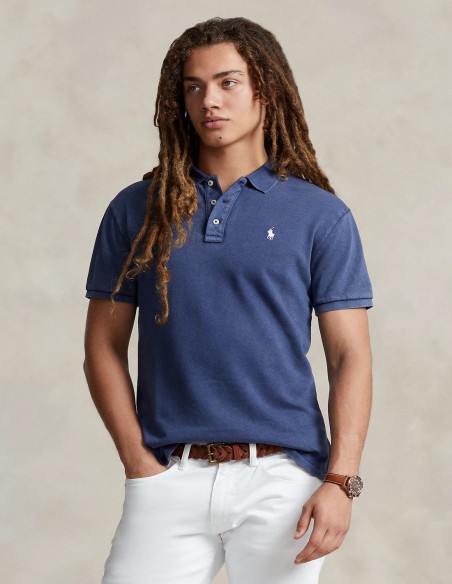 CUSTOM SLIM FIT SPA TERRY POLO SHIRT