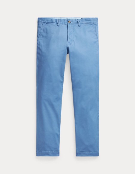 WASHED STRETCH SLIM FIT CHINO TROUSER