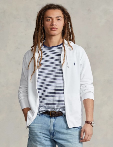 SPA TERRY HOODED SWEATSHIRT CARDIGAN