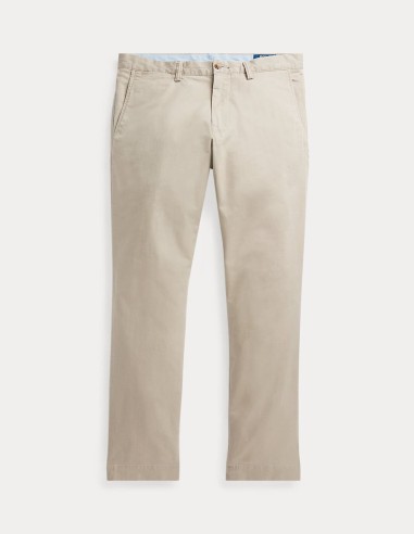 WASHED STRETCH SLIM FIT CHINO TROUSER