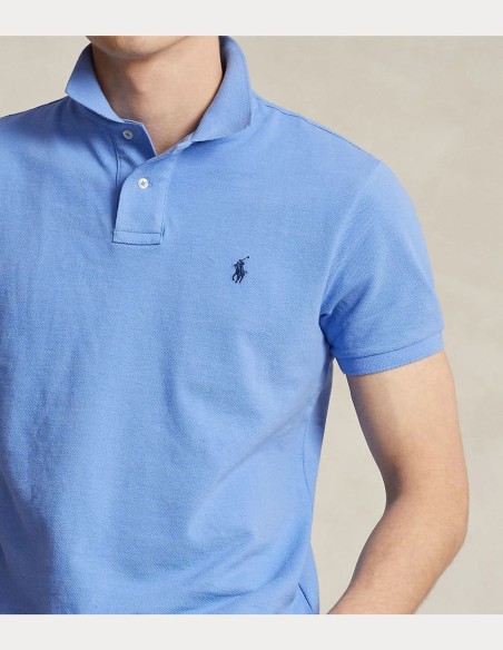 CUSTOM SLIM FIT MESH POLO SHIRT
