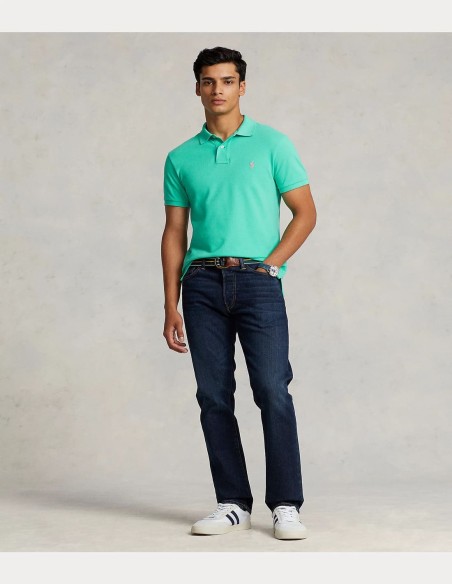 CUSTOM SLIM FIT MESH POLO SHIRT