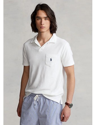CUSTOM SLIM FIT TERRY POLO...