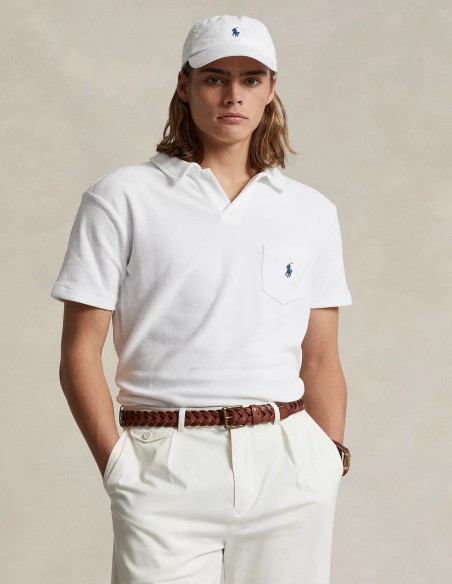 CUSTOM SLIM FIT TERRY POLO SHIRT