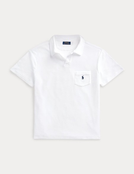 CUSTOM SLIM FIT TERRY POLO SHIRT