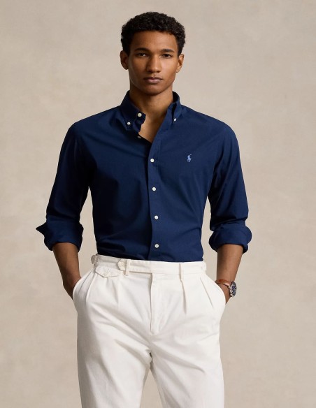 CUSTOM FIT STRETCH POPLIN SHIRT