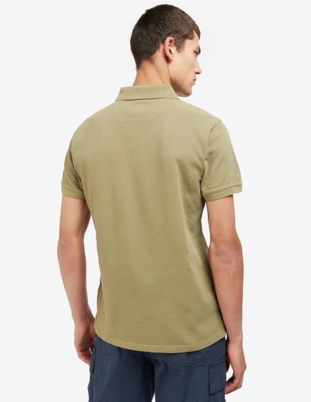 WASHED-OUT SPORTS POLO SHIRT